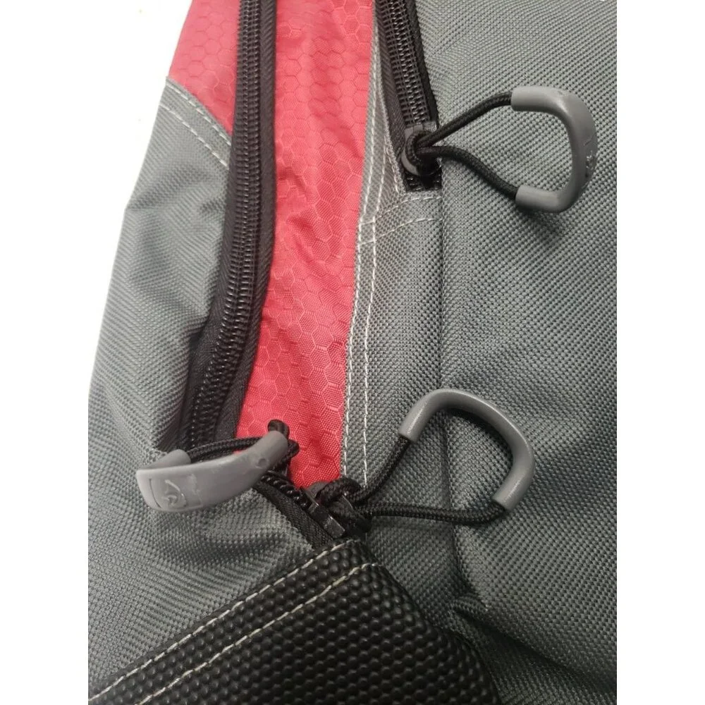 Evolution Outdoor Designs Evolution Fishing Red/Grey Carry-on Backpack